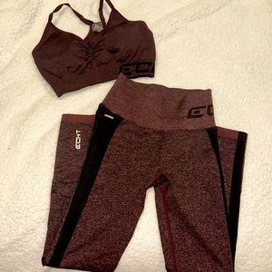 EXCHT Apparel workout set